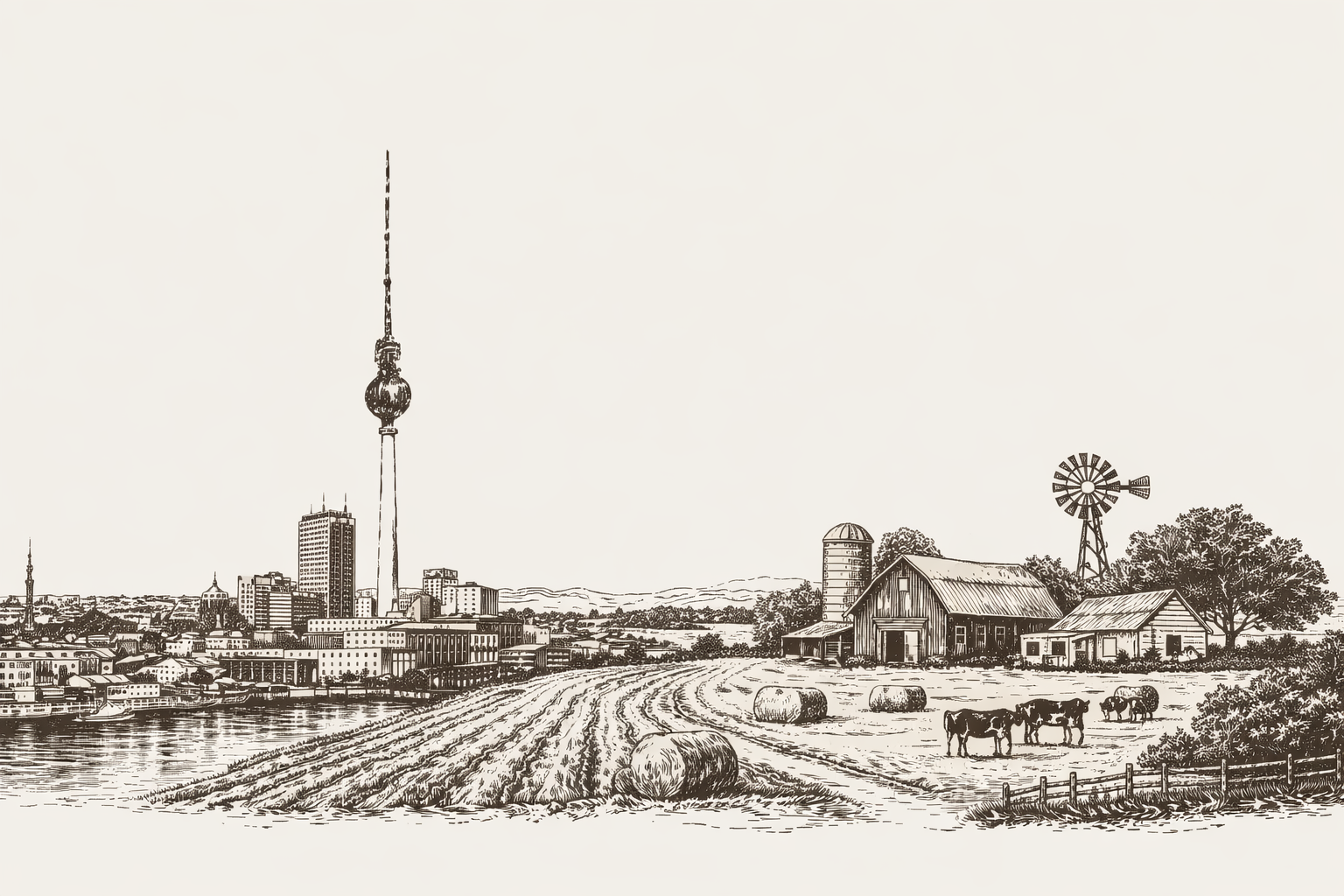 Rural to Urban Transition Landscape